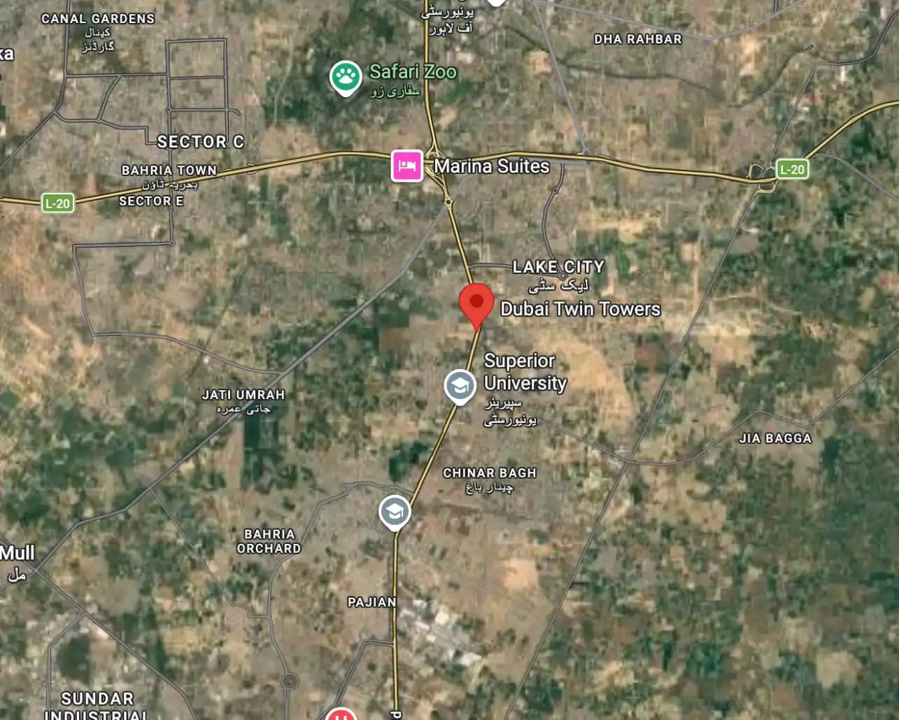 Location Map Desktop